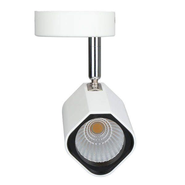 20 Series 10W LED Single Wall Spotlight White