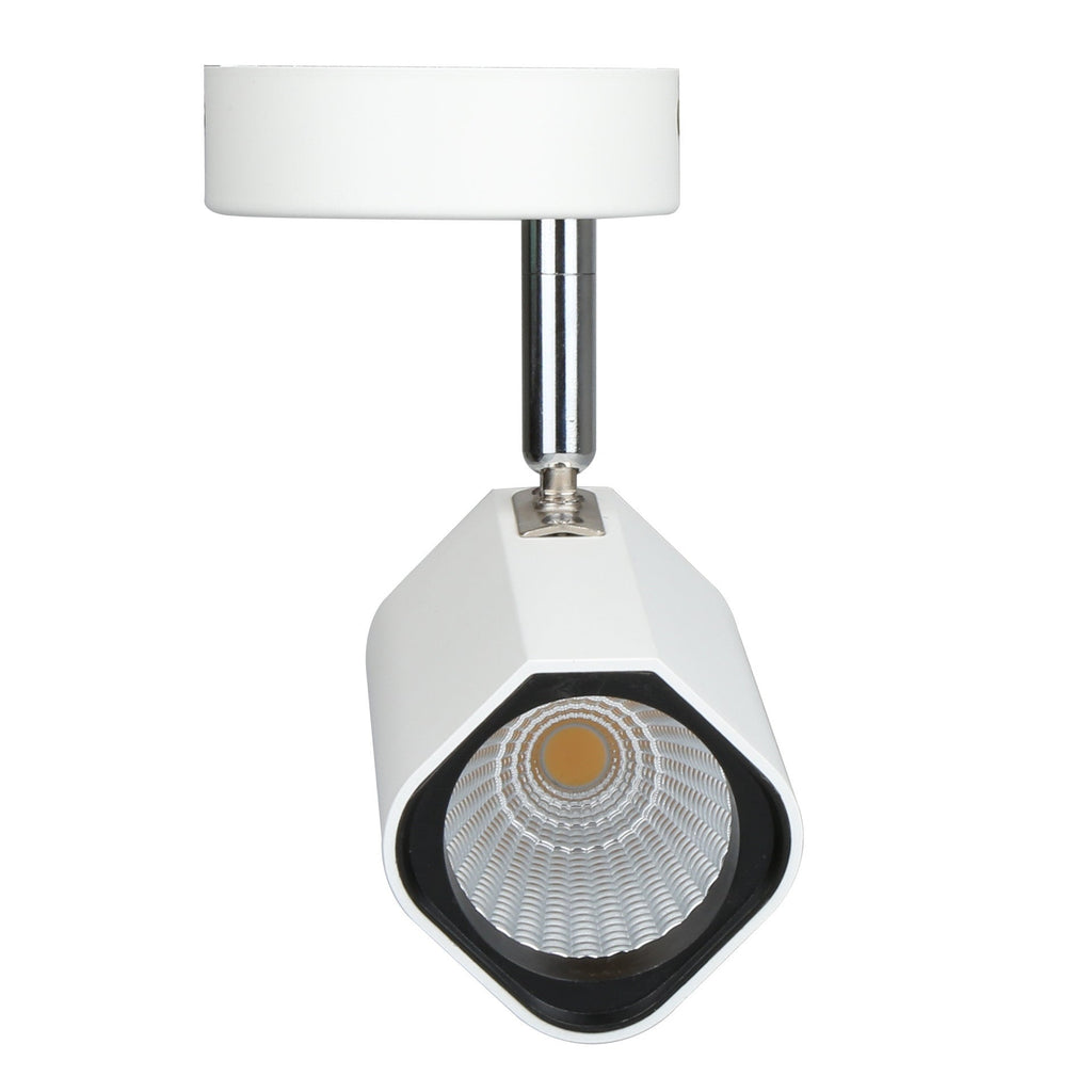 20 Series 10W LED Single Wall Spotlight White