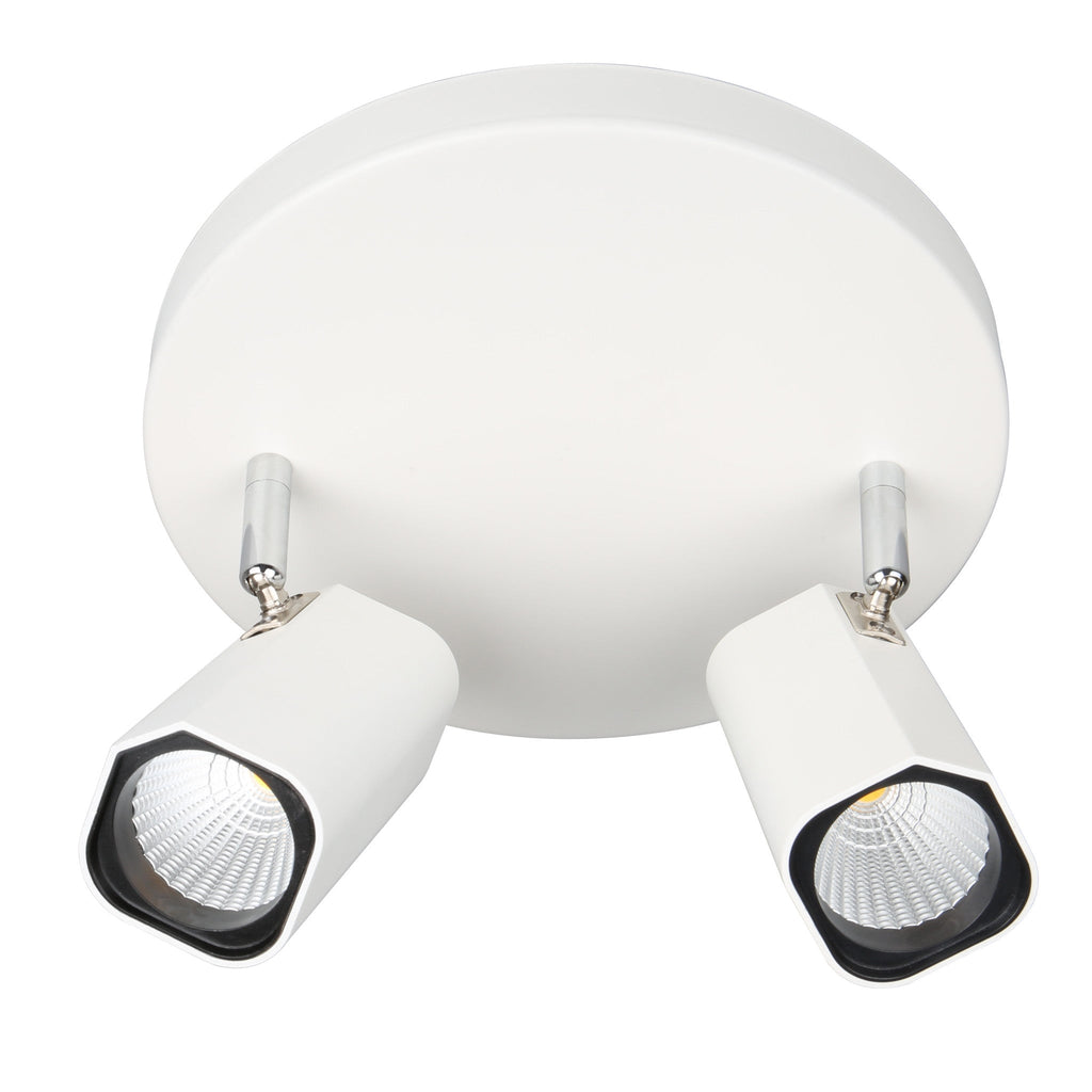 Ambi Led 20 Series 20W LED Twin Wall Spotlight White - Ambi-FX International Limited