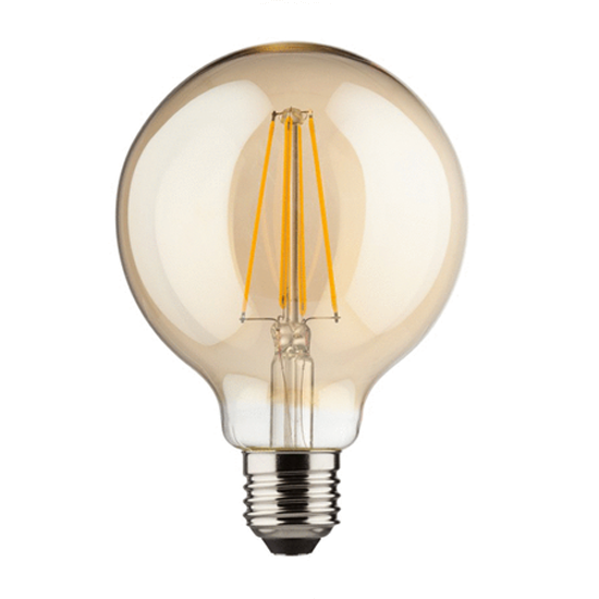 G95 4W Amber Filament Globes