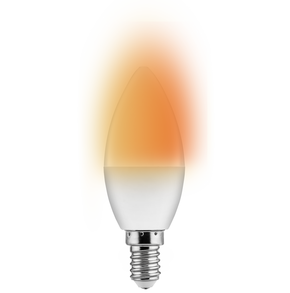 Warm Dimming C37 LED Globe