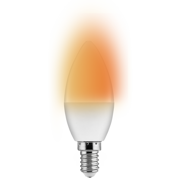 Warm Dimming C37 LED Globe