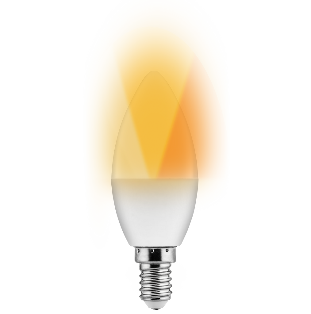 Warm Dimming C37 LED Globe