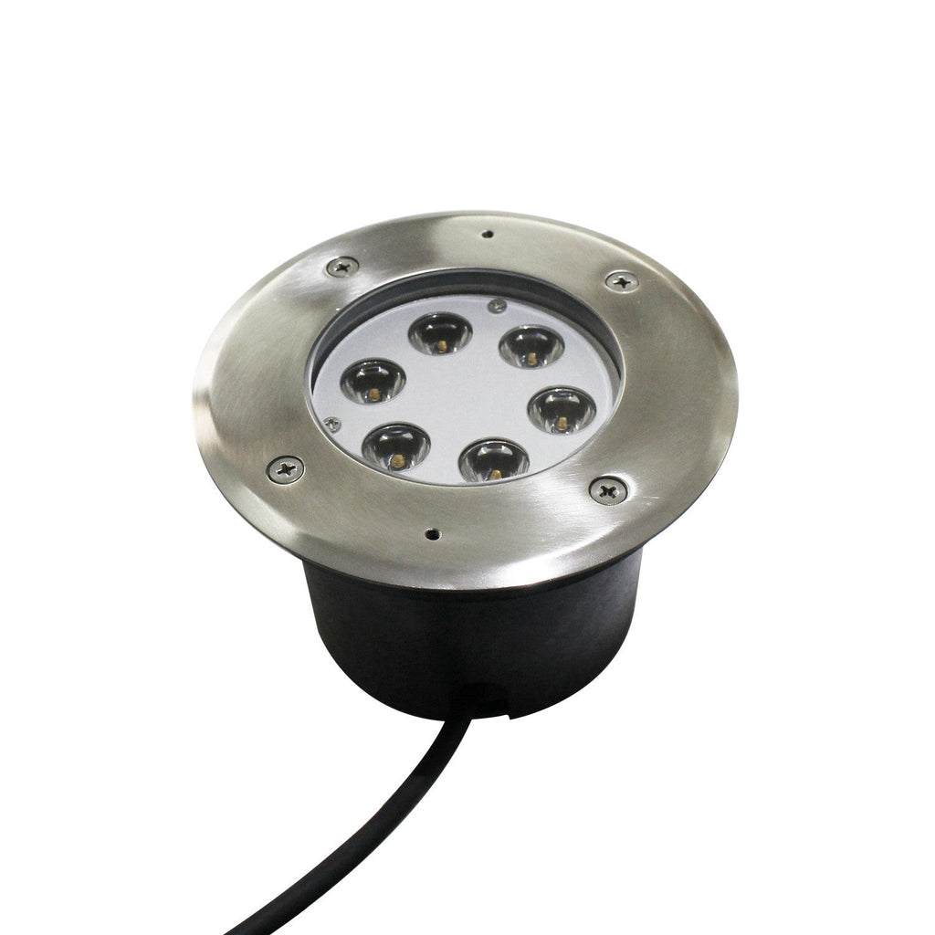 Round 3W 130mm LED Uplight Series 24VDC IP67