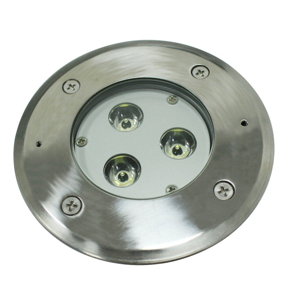 Round 3W 130mm LED Uplight Series 24VDC IP67