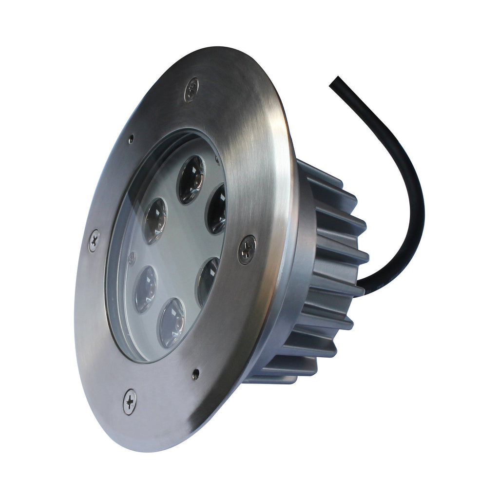 Round 6W 145mm LED Uplight Series 24VDC IP67