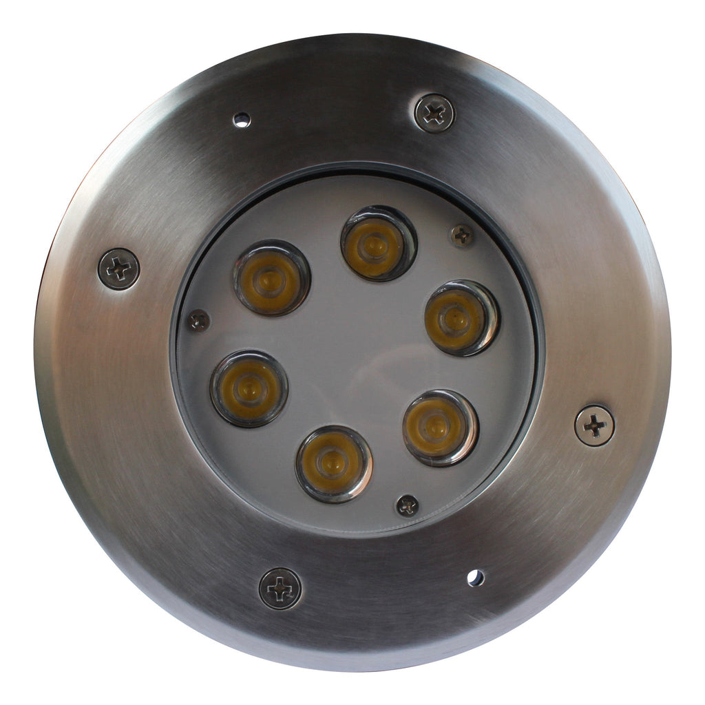 Round 6W 145mm LED Uplight Series 24VDC IP67